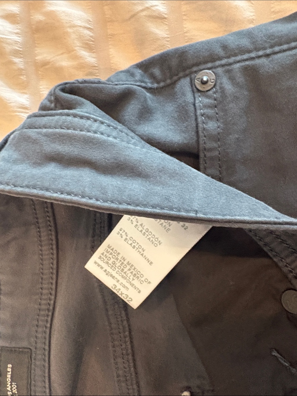 Ag Adriano Goldschmied Men’s Slim Straight Jeans in Black